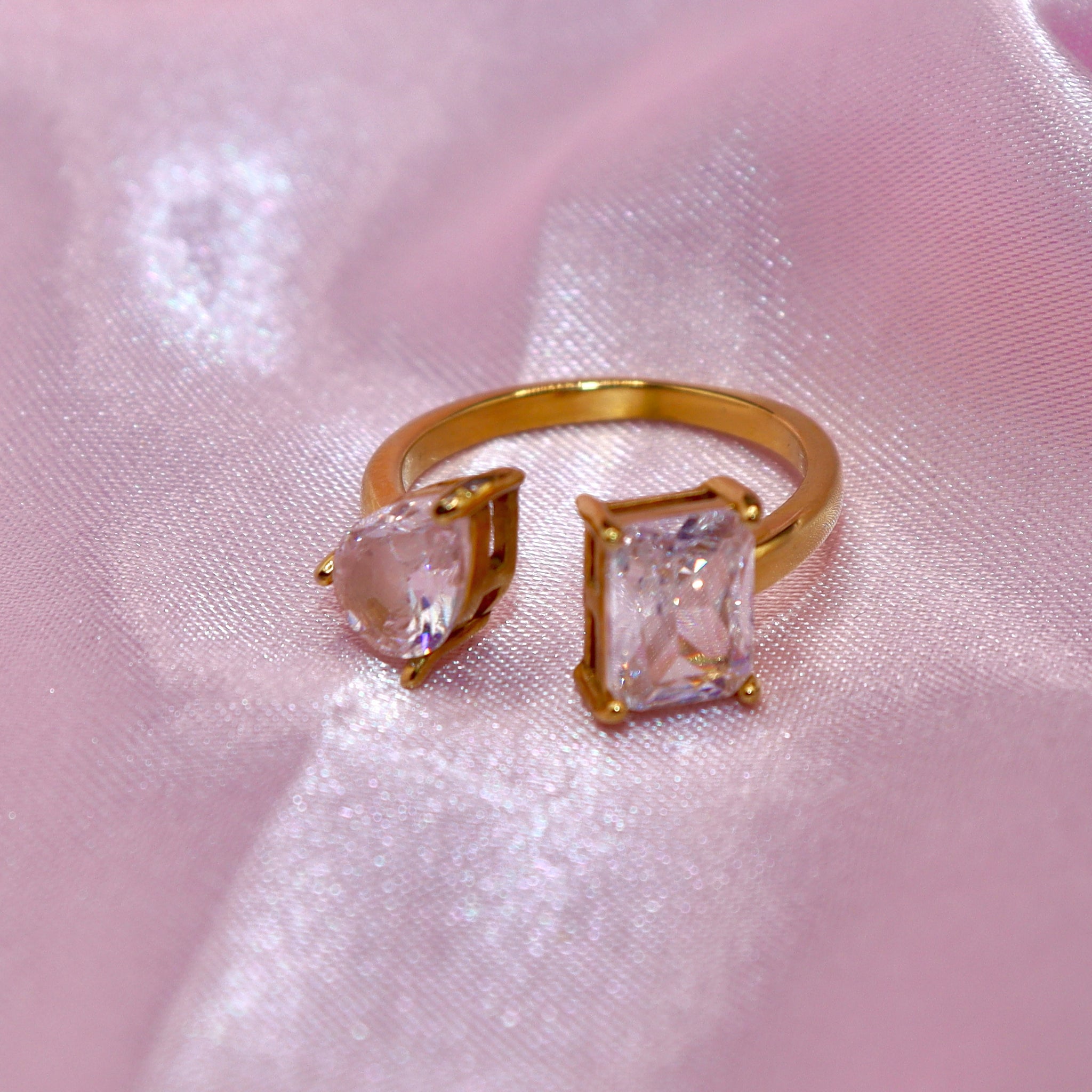 double jewel ring