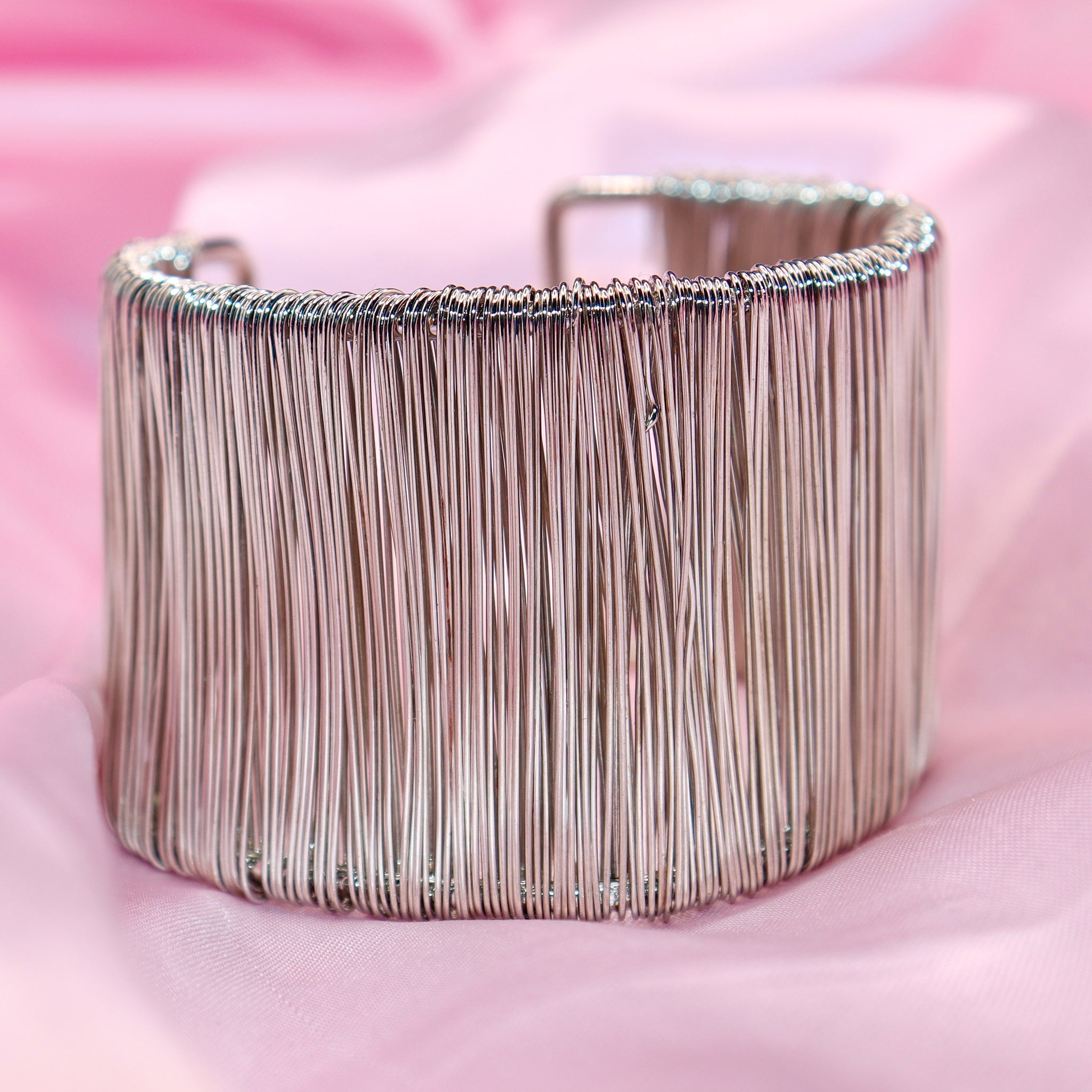 Silver thread cuff